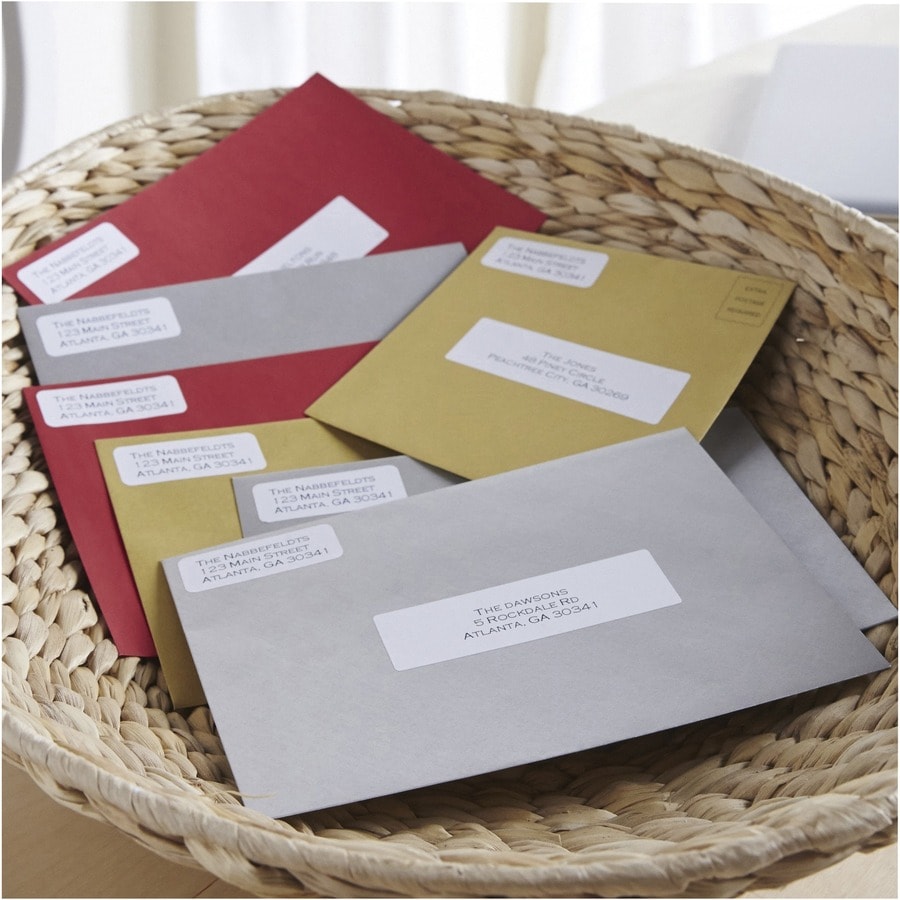 Dymo White Address Labels  3 1/2" x 1 1/8" 130 / Roll - 2 / Box — view 3 of 4