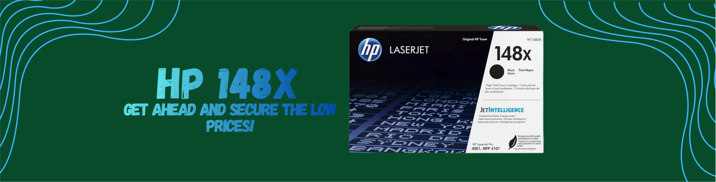 HP 148X LaserJet toner cartridge promotion